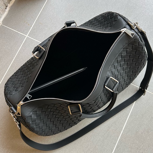 Дорожная кожаная сумка Bottega Veneta Premium 62.5x34x26.5 см   