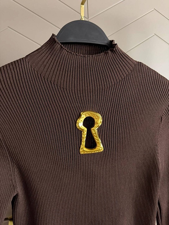 Женский лонгслив Schiaparelli Premium - Brown