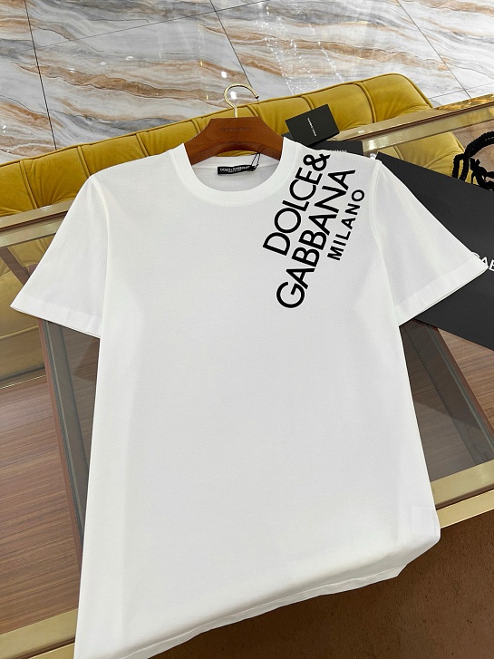 Мужская футболка Dolce & Gabbana Premium - White