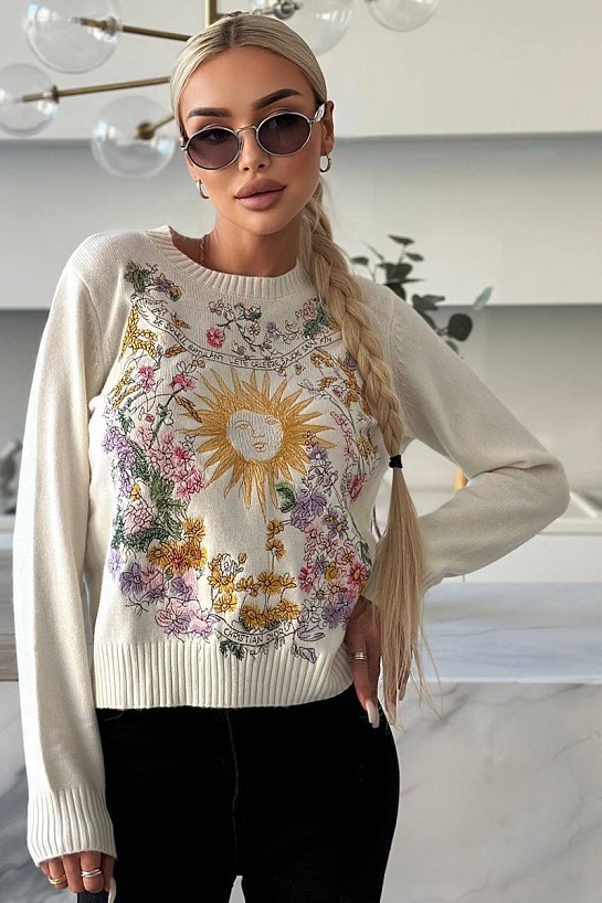 Женский белый свитер Dior