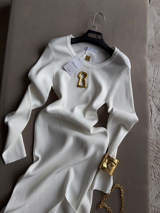 Женское белое платье Schiaparelli