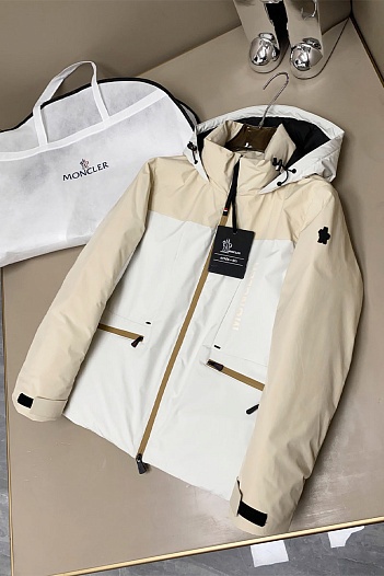 Пуховик Moncler Grenoble Fussen Ski - White / Beige   