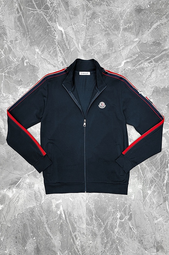 Мужская тёмно-синяя кофта Moncler Monestier-de-Clermont