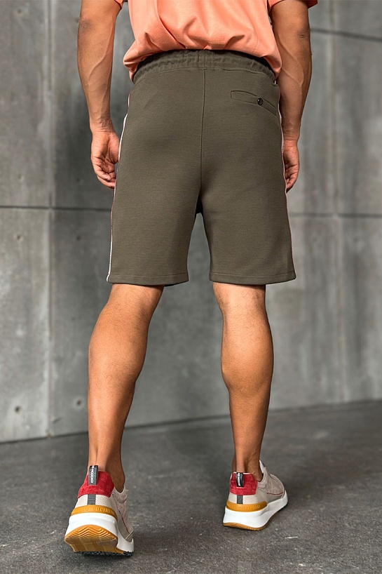 Мужские зелёные шорты Dsquared2 Icon tropical