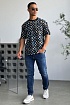 Мужские синие джинсы Versace
