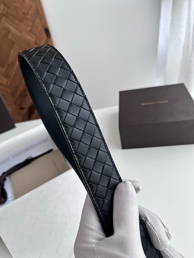 Кожаный ремень Bottega Veneta Premium (ширина 3.5 см)   