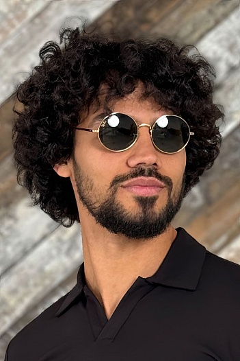Солнцезащитные очки Ray-Ban Oval Metal - Green   