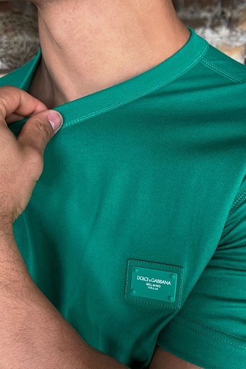 Мужская футболка Dolce & Gabbana Premium - Green   