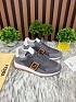 Мужские кроссовки Fendi FF logo - Grey