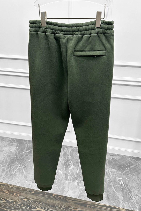 Штаны на флисе Hugo Boss зелёного цвета