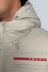 Мужской пуховик Prada Linea Rossa - Beige