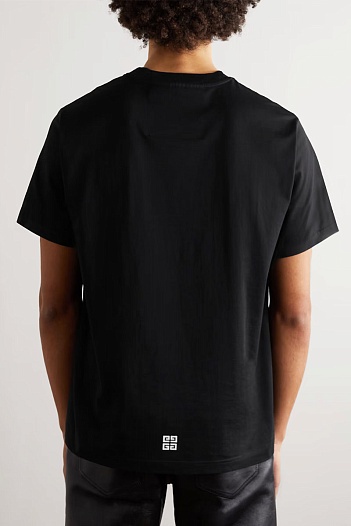 Оверсайз футболка Givenchy чёрного цвета   