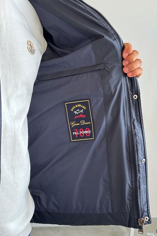 Мужская куртка Paul & Shark тёмно-синего цвета
