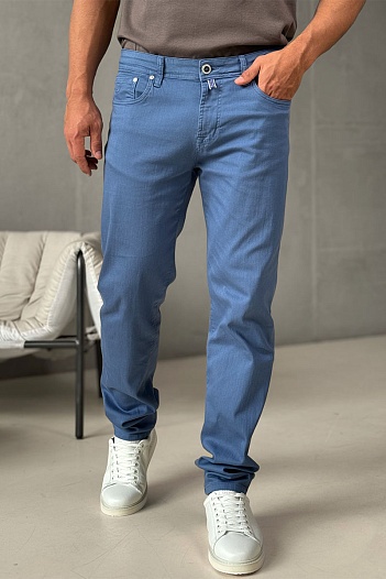 Мужские синие джинсы Jacob Cohen straight fit   