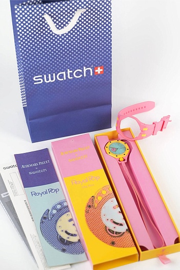 Часы Audemars Piguet x Swatch "Royal Pop" Otg Roz premium   