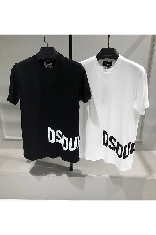 Мужская белая футболка Dsquared2
