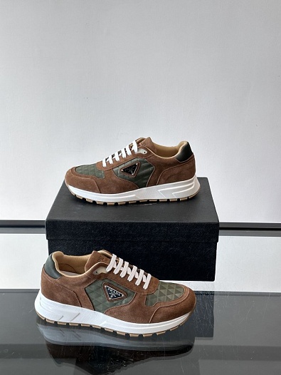Мужские кроссовки Prada Prax 2.0 - Brown   