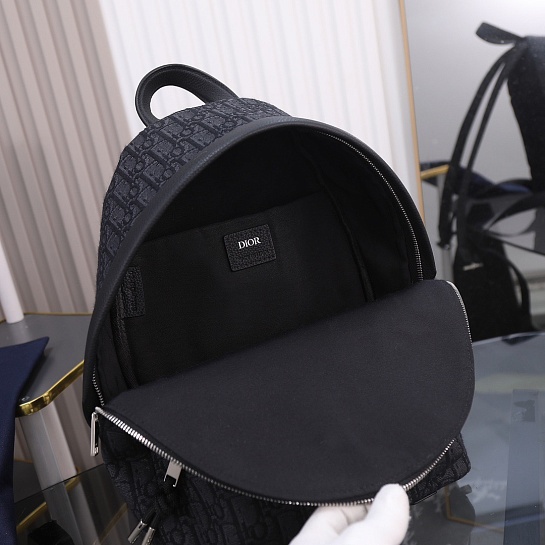 Текстильный рюкзак Dior Oblique Premium 37x26x15 см