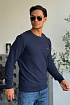 Мужская кофта Hugo Boss тёмно-синего цвета