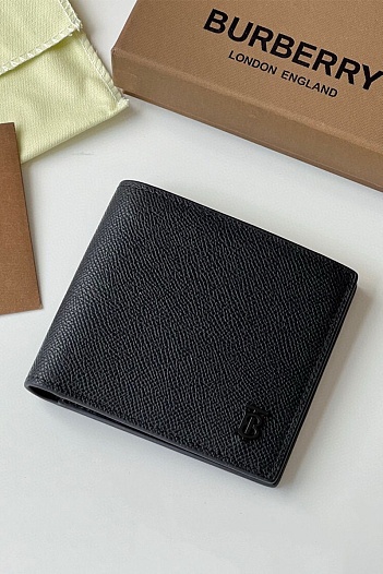 Кожаный кошелёк Burberry Premium 11x10 см   