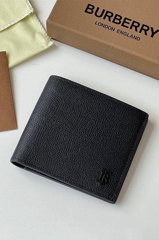 Кожаный кошелёк Burberry Premium 11x10 см