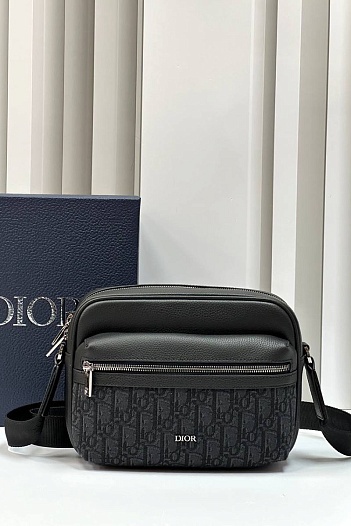 Сумка-мессенджер Dior Rider 2.0 Premium 23x17x17.5 см - Black   