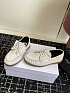 Женские замшевые лоферы Celine premium - White