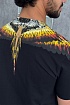Чёрная футболка Marcelo Burlon County of Milan Solfolk Wings