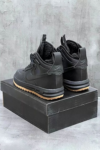 Зимние кроссовки с мехом Nike Lunar Force 1 Duckboot   