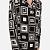Мужская рубашка Dolce&Gabbana чёрного цвета geometric logo-print