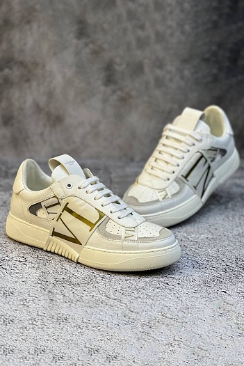 Женские кожаные кроссовки Valentino Gavani   
