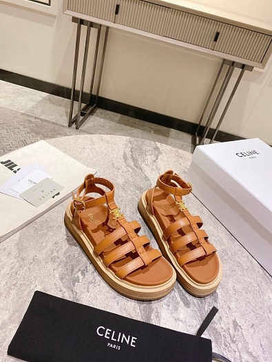 Женские сандалии Celine Premium - Brown   