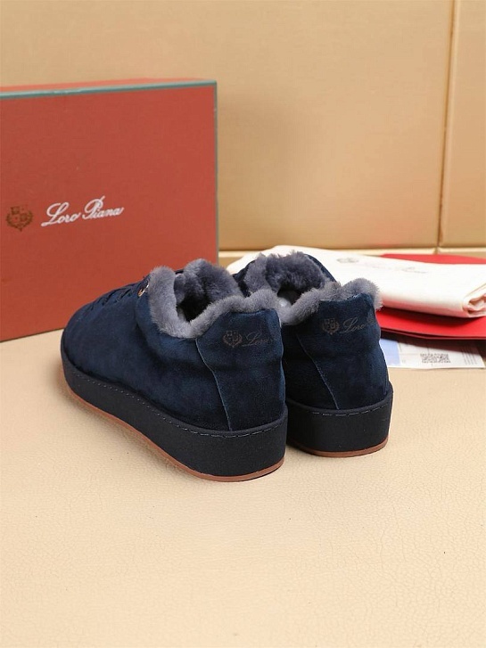 Зимние кроссовки с мехом Loro Piana