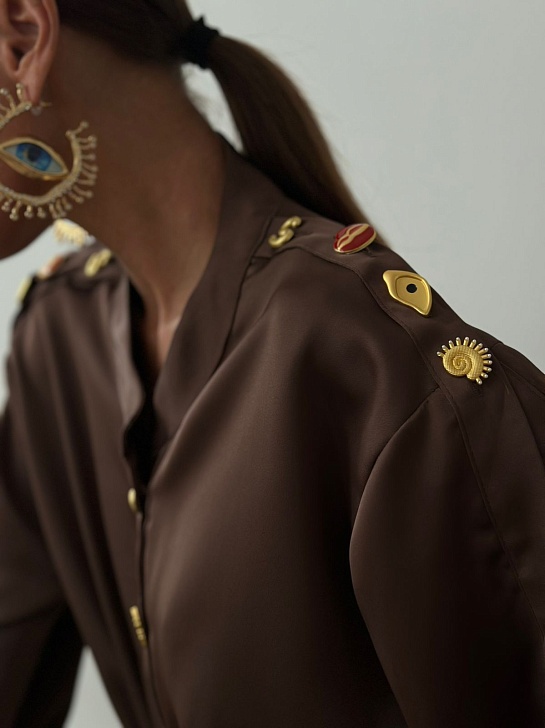 Женская рубашка Schiaparelli - Brown