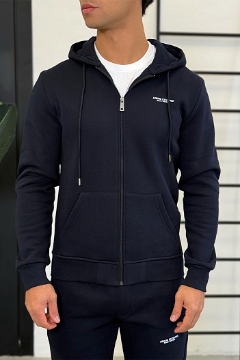 Утеплённая кофта на флисе Armani Exchange   