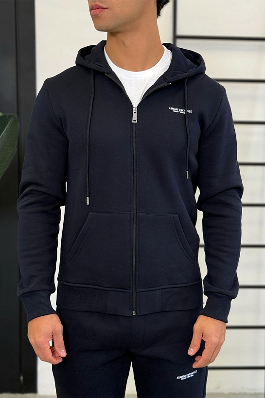 Утеплённая кофта на флисе Armani Exchange