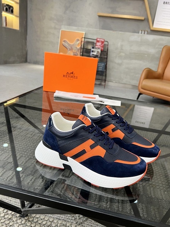 Мужские кроссовки Hermes - Navy