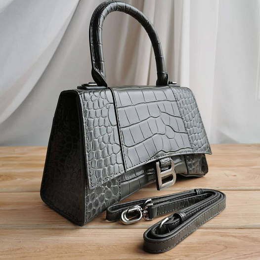 Кожаная сумка Balenciaga Hourglass S 23x14.5 см   