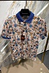 Мужское поло Etro "Paisley" - White / Orange