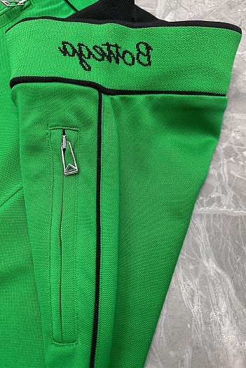 Мужские штаны Bottega Veneta зелёного цвета   