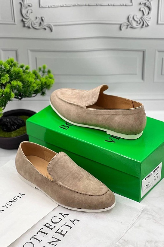 Мужские замшевые лоферы Bottega Veneta