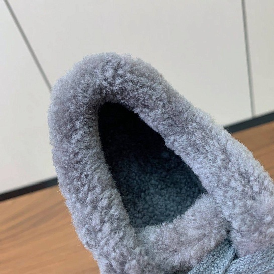 Женские кроссовки с мехом Brunello Cucinelli premium - Grey