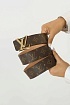 Кожаный ремень Louis Vuitton Initiales Monogram (длина 85 - 115 см)