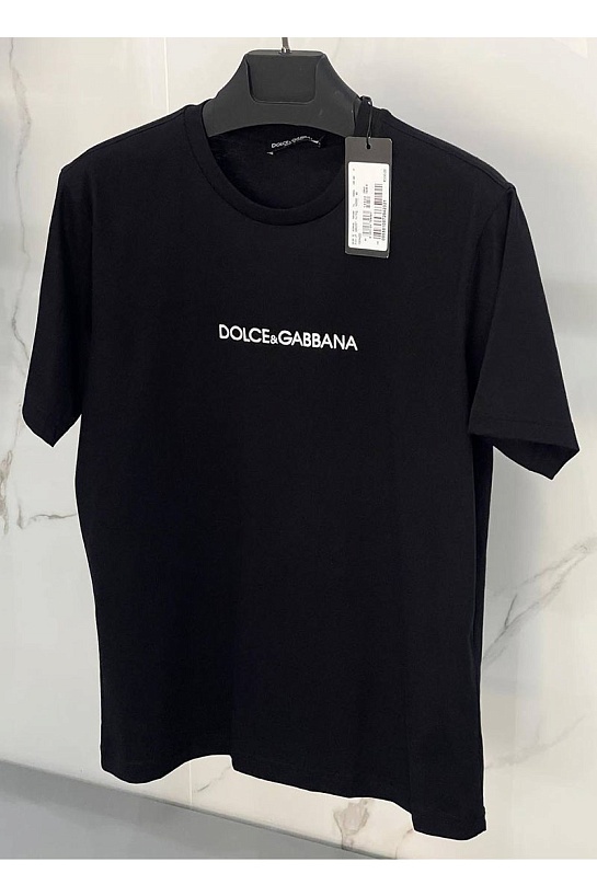 Мужская футболка чёрного цвета Dolce & Gabbana