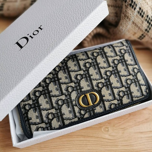 Портмоне Dior Jacquard 19.5x10.5 см   