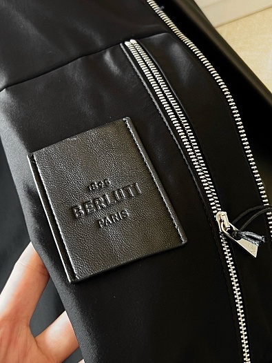 Мужская кожаная куртка Berluti Premium   