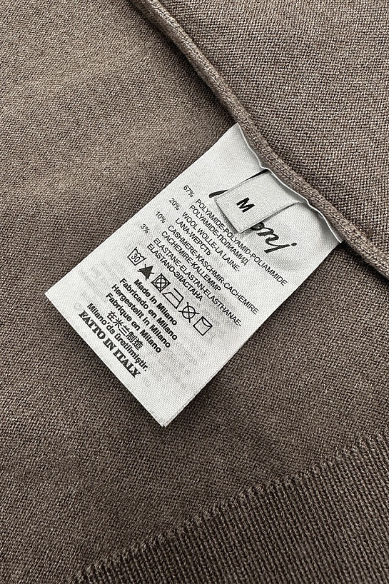 Мужской кардиган Brioni logo-detail - Brown