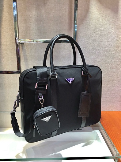 Нейлоновый портфель Prada Premium 36x28x7 см   