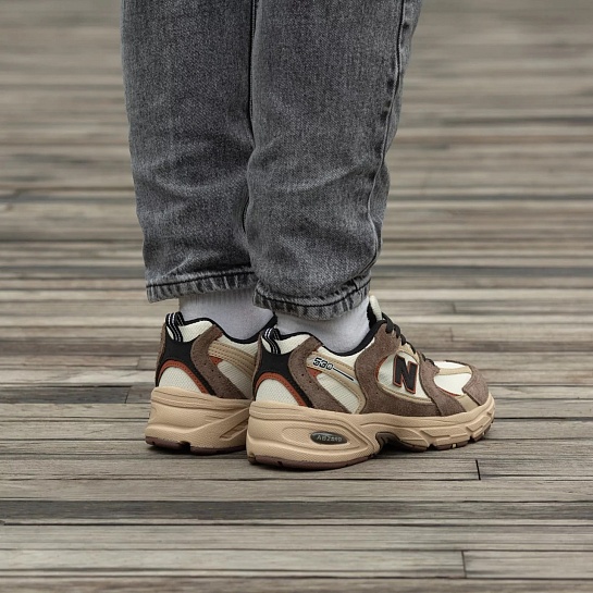 Кроссовки New Balance 530 Abzorb - Brown / White
