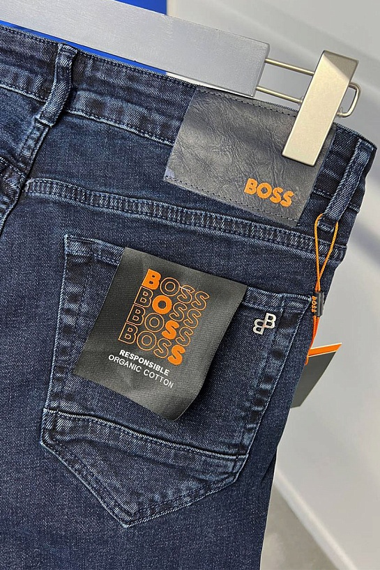 Мужские тёмно-синие джинсы Hugo Boss